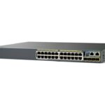 Cisco WS-C2960S-24PS-L 24 Port GigE PoE Switch 370W AC 4x SFP 1Gb LAN Base