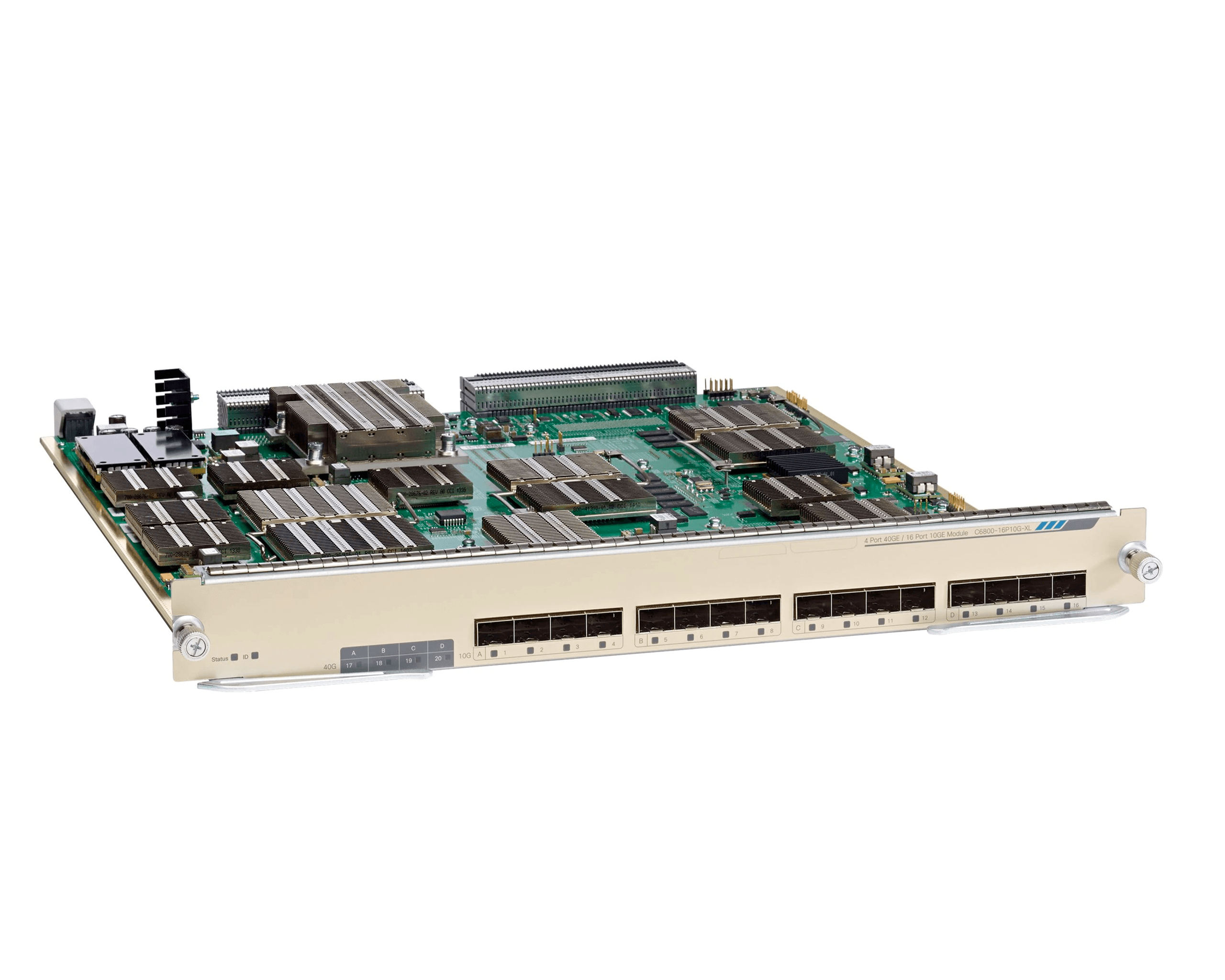 New Cisco C6800-16P10G-XL Catalyst 6800 16 port 10GE with integrated DFC4XL Mod