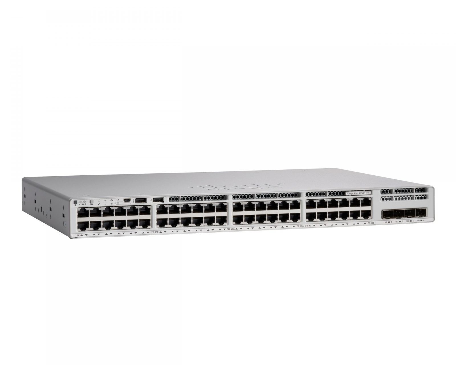 New Cisco C9200L-48P-4X-E Catalyst 9200L 48-port PoE+ 4x10G uplink Switch