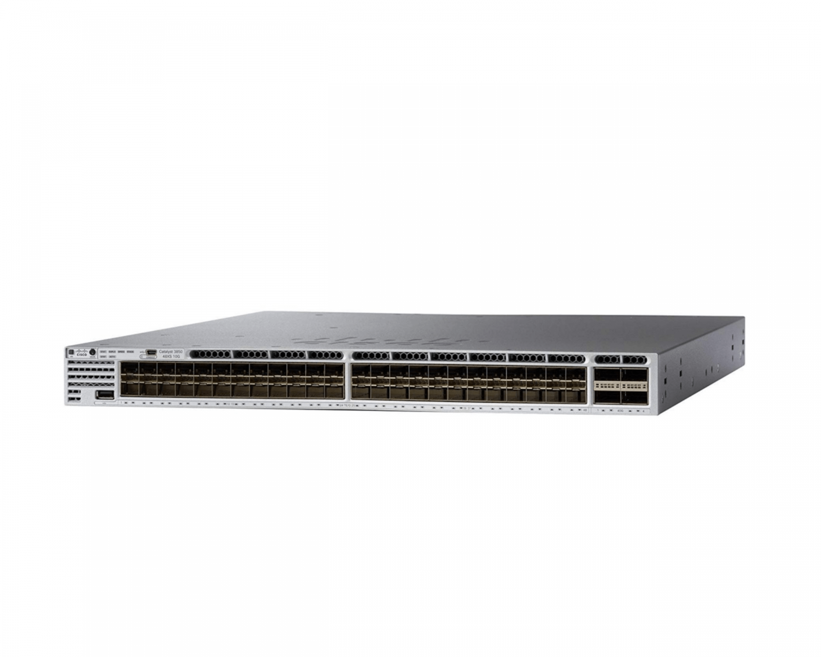 Cisco WS-C3850-48XS-E Switch 3850 48 Port GE SFP IP Services 4 QSFP+ 750W AC
