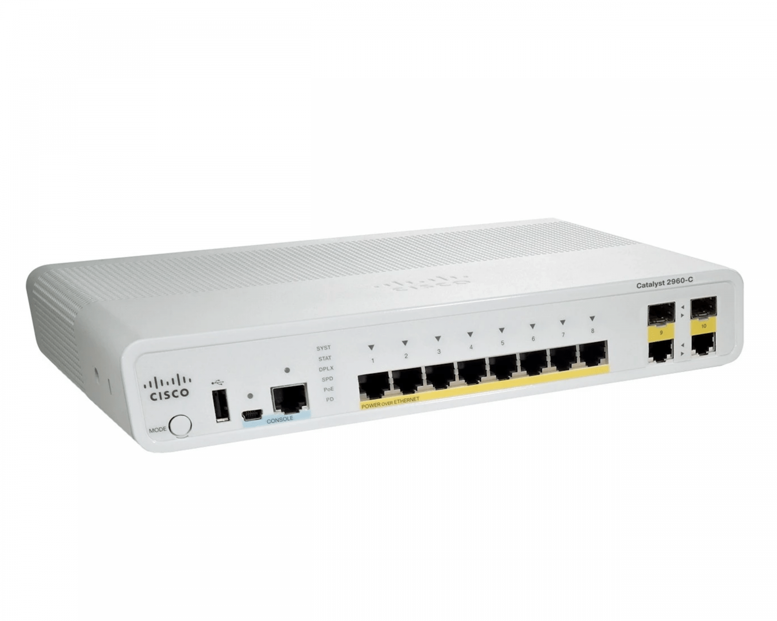 Cisco WS-C2960C-8TC-S Catalyst 2960C Switch 8 FE, 2 x Dual Uplink