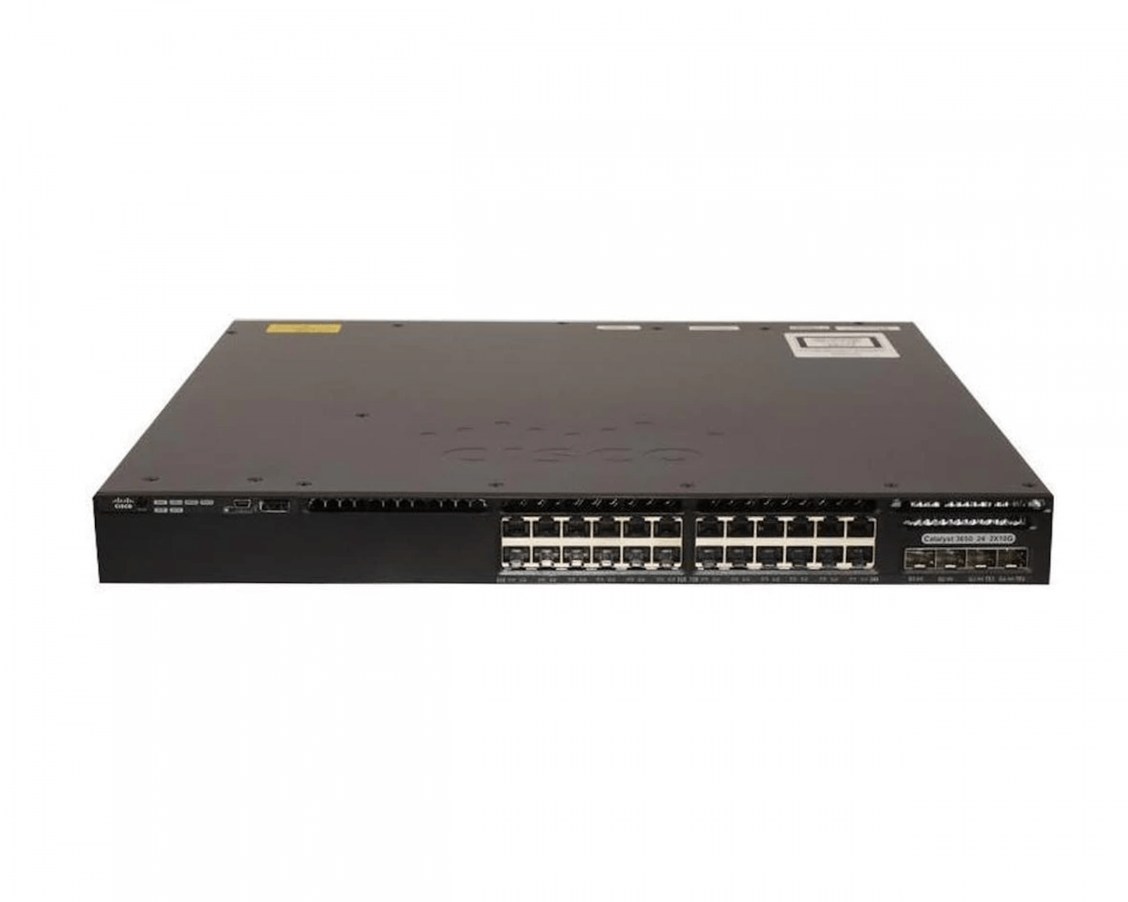 NEW Cisco WS-C3650-24TS-E 24 Port Gigabit PoE IP Services Switch 4x1G Uplink