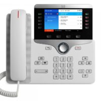 New Cisco CP-8851-W-K9 VoIP Phone IP PoE Color LCD Display 8851 Voice Audio (White)