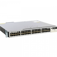 NEW Cisco WS-C3850-48U-E 48 Port Full PoE+ Switch 1100WAC PWR 3850 IP Services