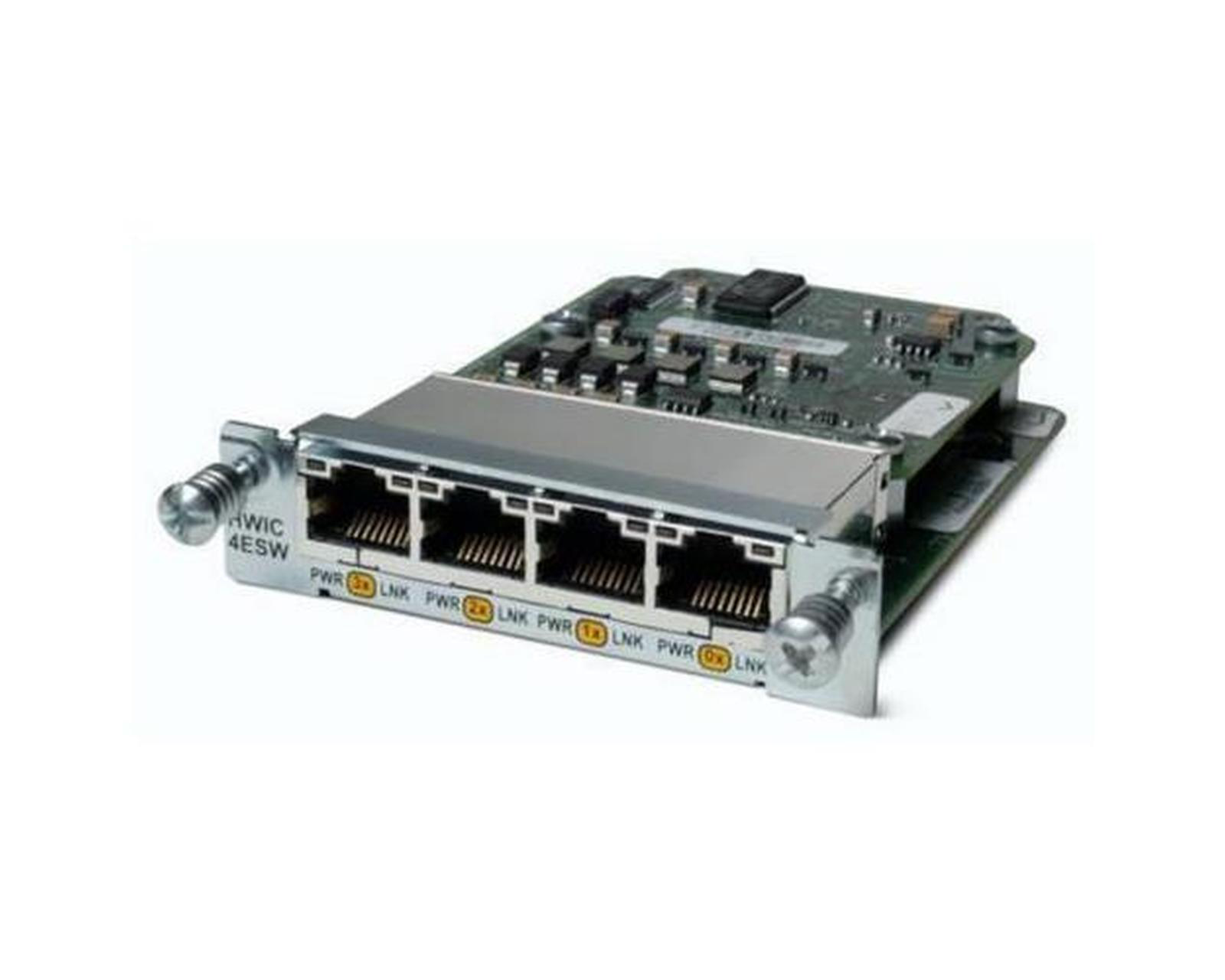 Cisco HWIC-4ESW-POE 4 Port Ethernet Switc