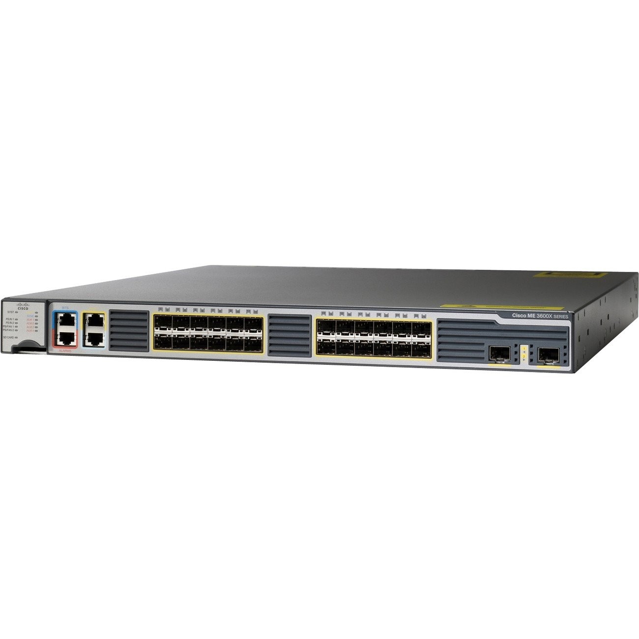 NEW Cisco ME-3600X-24FS-M Ethernet Access Switch 24 Port GE SFP 10 Port GE SFP+ ME 3600X-24FS