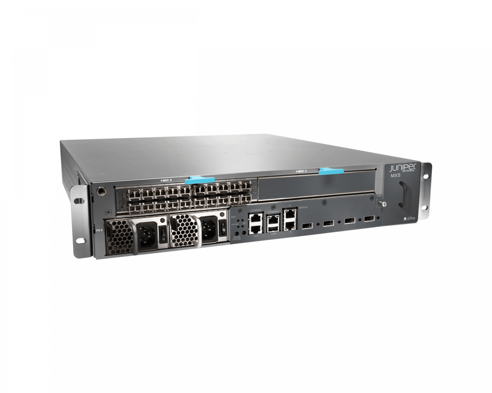 NEW Juniper MX204 MX Series 8x 10GE SFP+ 4x 100GE QSFP28 F-B Airflow JUNOS Router