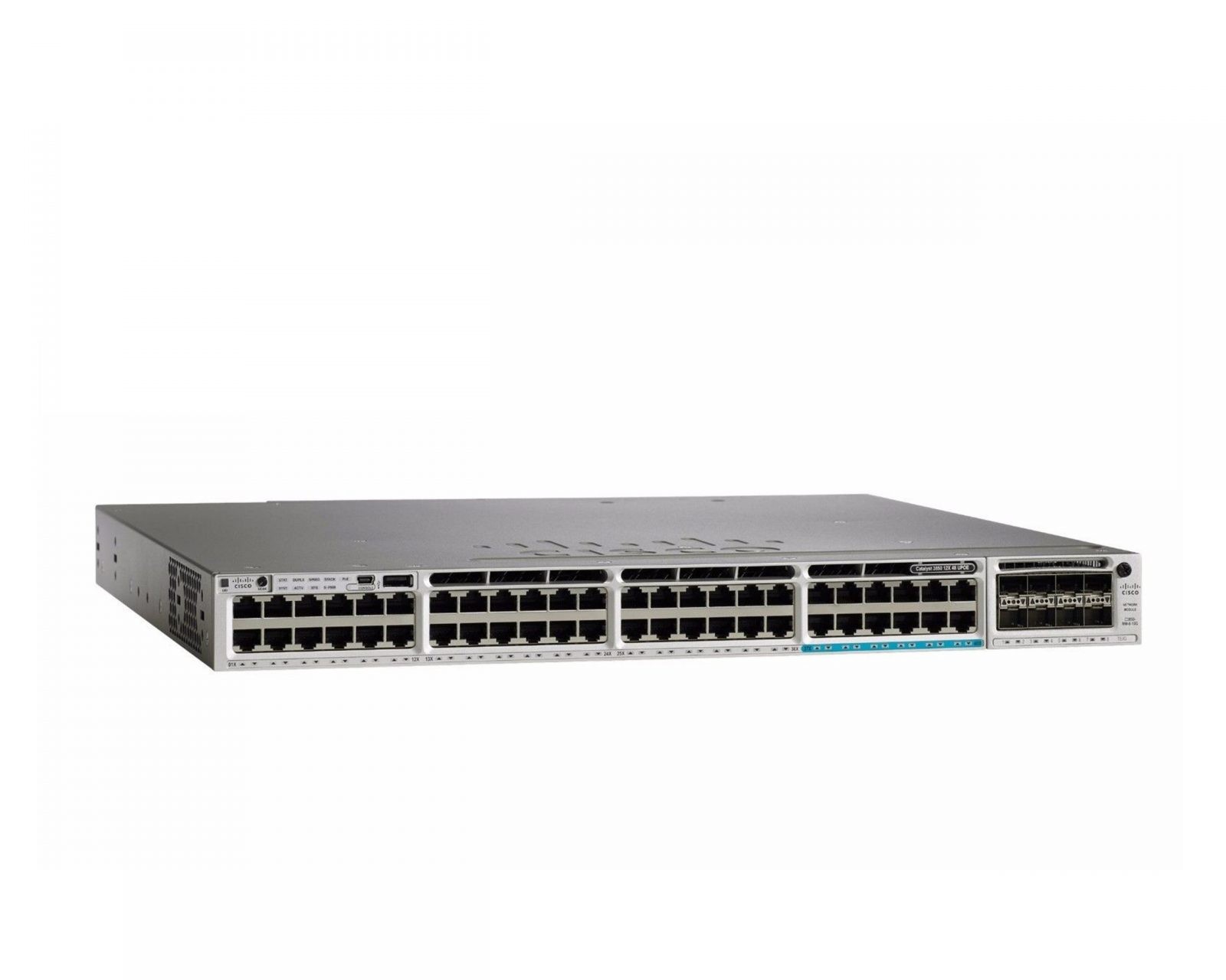 New Cisco WS-C3850-12X48U-E Switch 48 Port GE IP Enterprise Feature Set