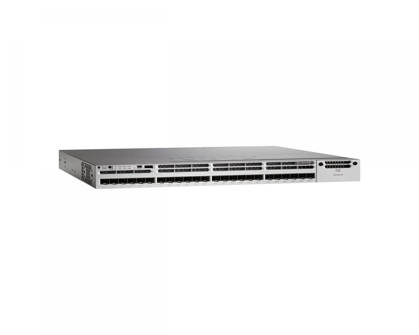 Cisco WS-C3850-24XS-E Switch 24 SFP+ Ethernet Ports IP Services 715WAC PWR